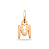 Charm Mini Initial Charm - 18k gilded