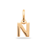 Charm Mini Initial Charm - 18k gilded