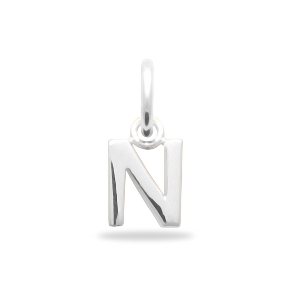 Charm initiale charm argent - gratuit