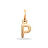 Charm Mini Initial Charm - 18k gilded