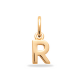 Charm Mini Initial Charm - 18k gilded