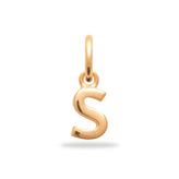 Bedel Mini initial charm - 18k Verguld