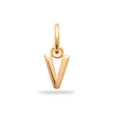 Bedel Mini initial charm - 18k Verguld