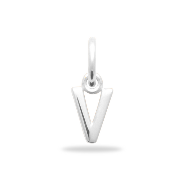 Charm initiale charm argent - gratuit