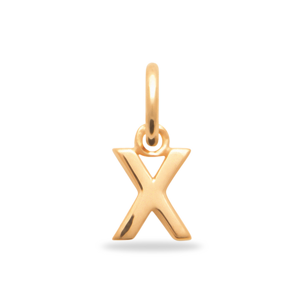 Bedel Mini initial charm - 18k Verguld