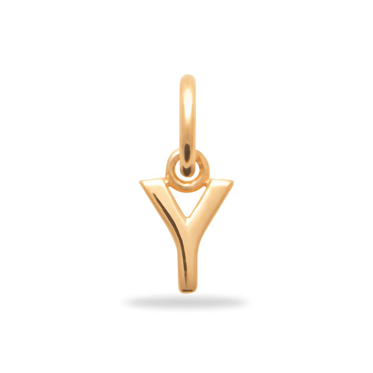 Charm Mini charm initiale - Plaqué or 18 carats