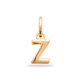 Initial-Charm-Charm 18 Karat vergoldet – gratis