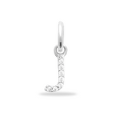 Charm initiale Sparkle Charm en argent sterling 925 - gratuit