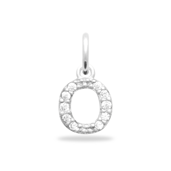 Initial Charm Sparkle Charm 925 Sterling Silber – gratis