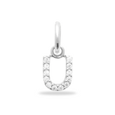 Charm initiale Sparkle Charm en argent sterling 925 - gratuit