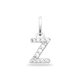 Charm initiale Sparkle Charm en argent sterling 925 - gratuit