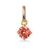 Birthstone Charm Bedel - 18k Verguld