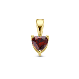 Bedel Heart Birthstone - 14k Solid Gold