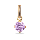 Losse Birthstone Charm Bedel - 18k Verguld