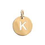 Ketting Open Initial - Verguld