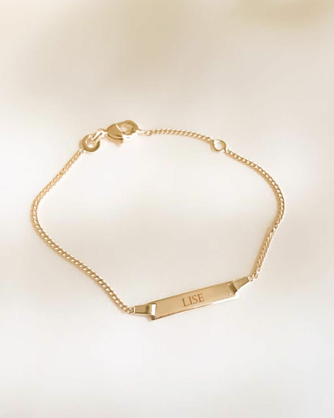 Kids ID Bracelet - Gold plated