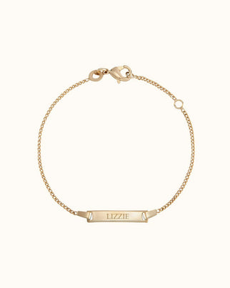 Kids ID Bracelet - Gold plated