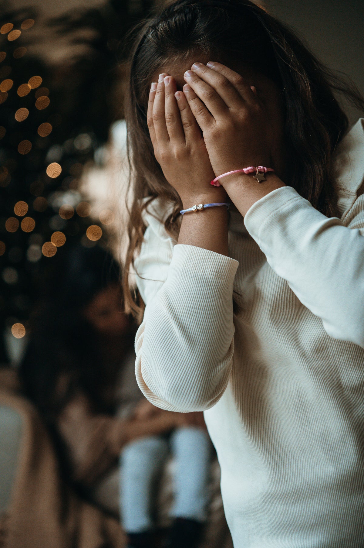 Kids Letter Armband - 18k Rosé Verguld