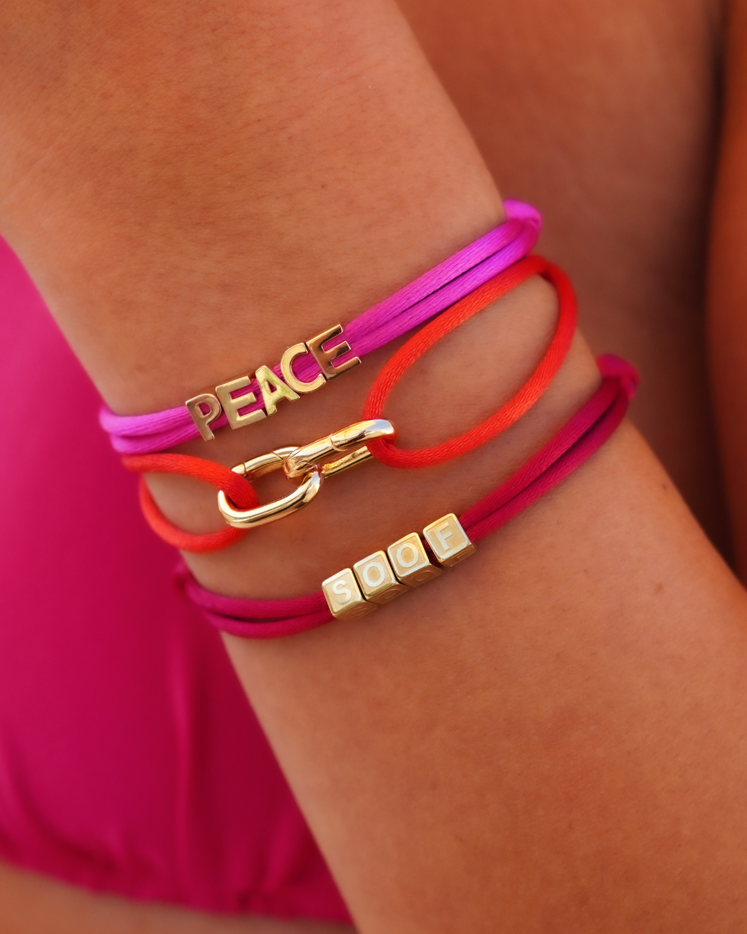 Initial Armband - Vergoldet