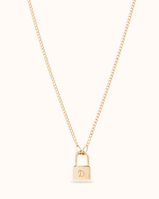 Lock Your Love Ketting - 18k Verguld