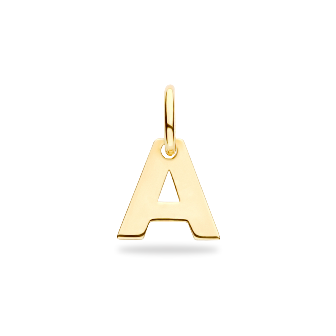 Bedel Initial charm - 14k Solid Gold