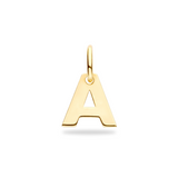 Bedel Initial charm - 14k Solid Gold