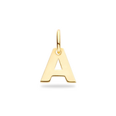 Bedel Initial charm - 14k Solid Gold