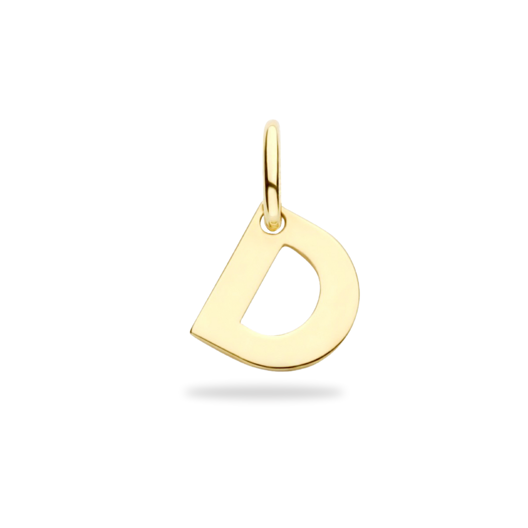 Bedel Initial charm - 14k Solid Gold