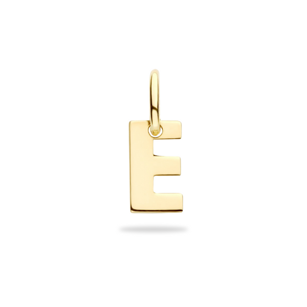 Initial Charm Bedel - 14k Solid Gold - free