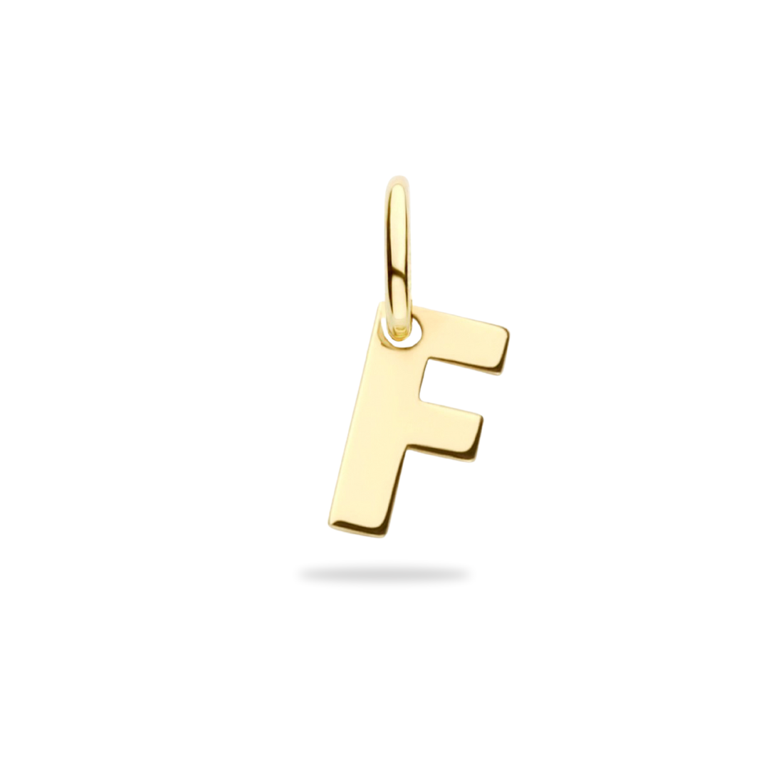 Bedel Initial charm - 14k Solid Gold