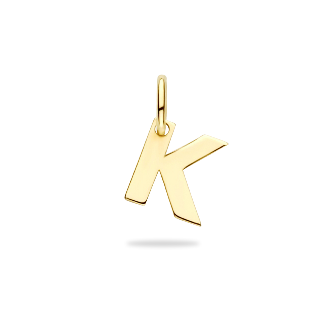 Bedel Initial charm - 14k Solid Gold