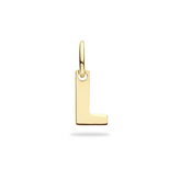 Bedel Initial charm - 14k Solid Gold