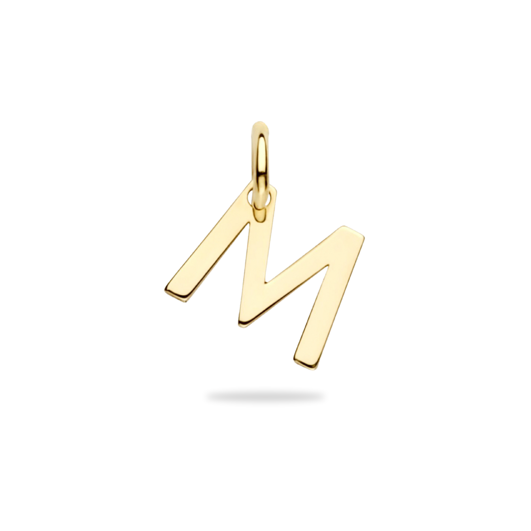 Bedel Initial charm - 14k Solid Gold
