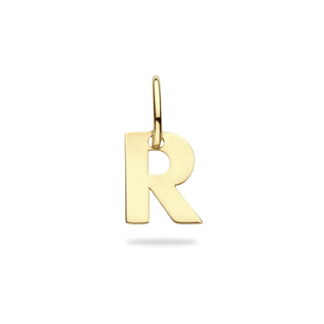 Bedel Initial charm - 14k Solid Gold