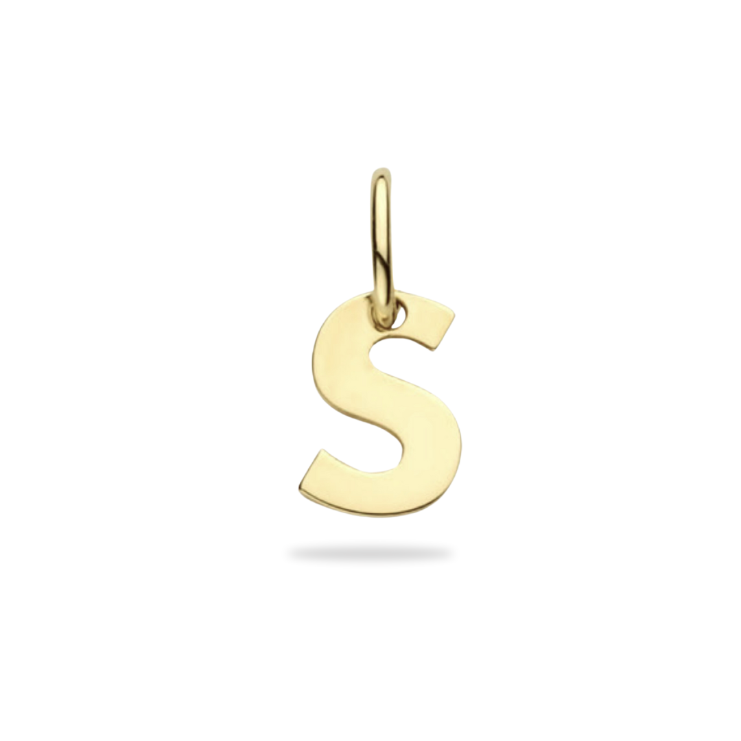 Bedel Initial charm - 14k Solid Gold