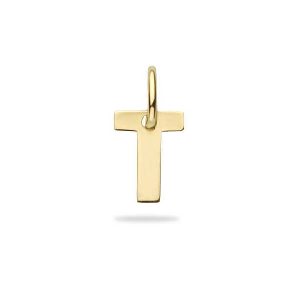 Bedel Initial charm - 14k Solid Gold