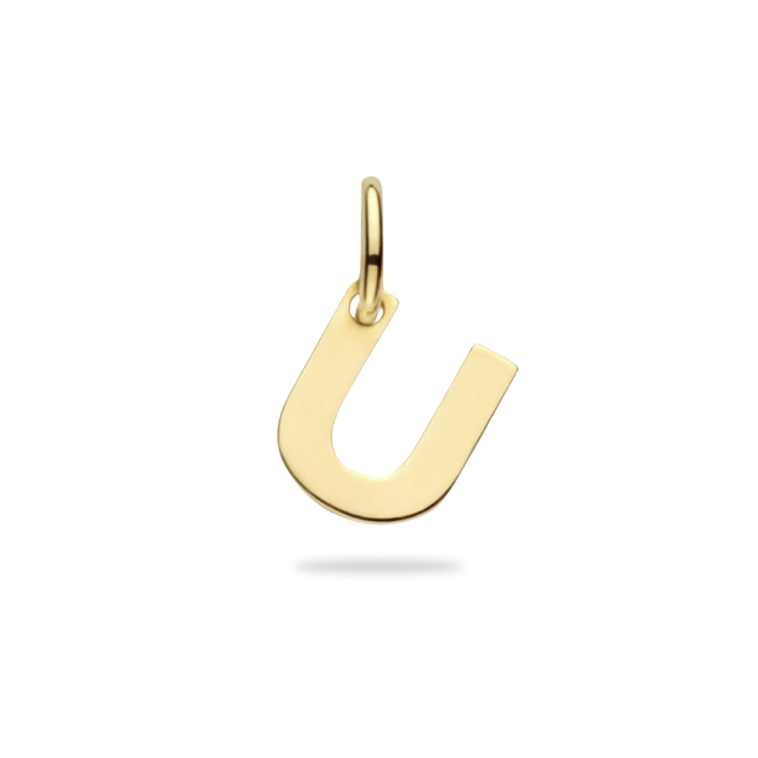 Bedel Initial charm - 14k Solid Gold