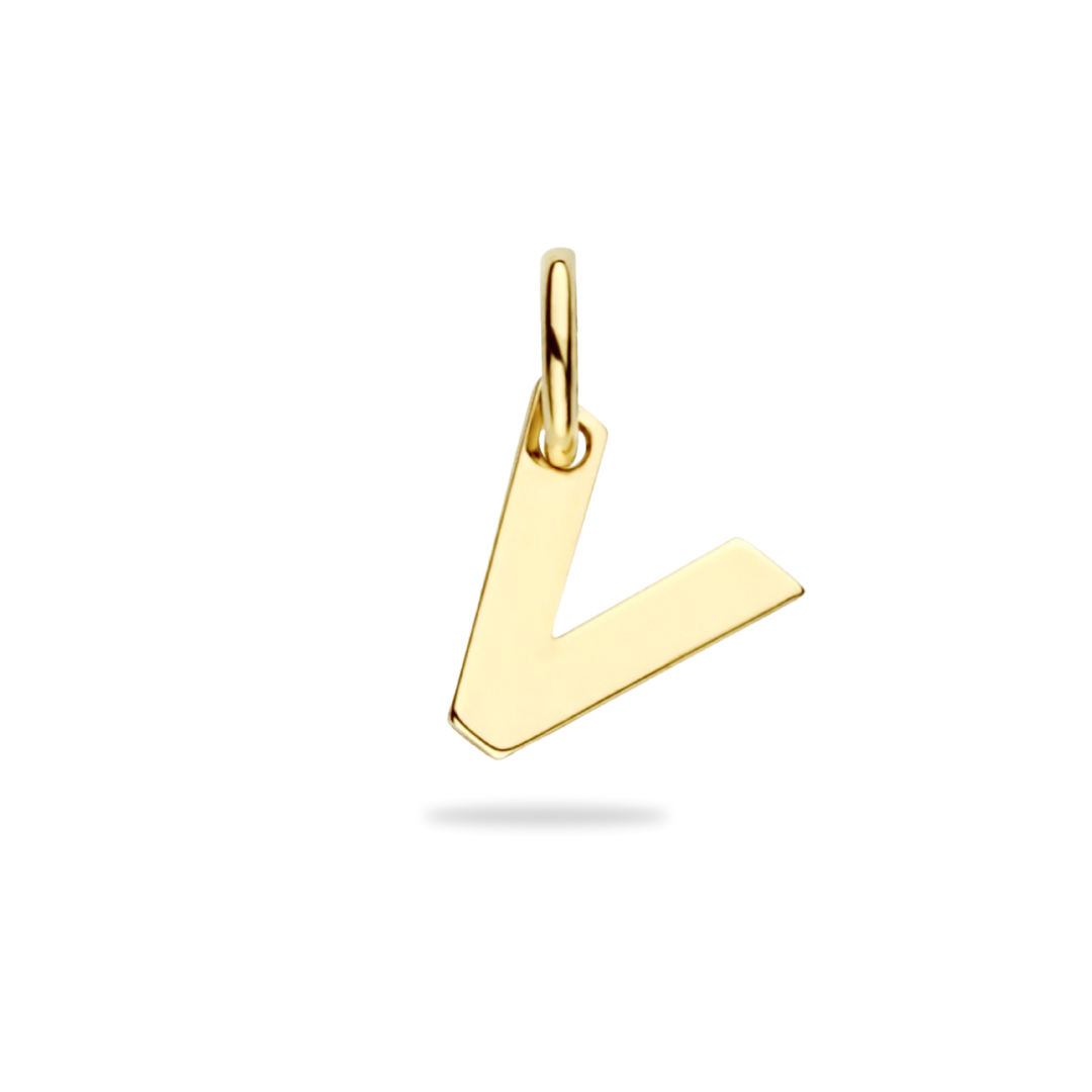 Bedel Initial charm - 14k Solid Gold