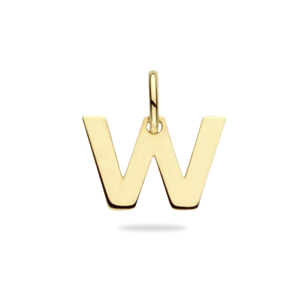 Initial Charm Bedel - 14k Solid Gold - free