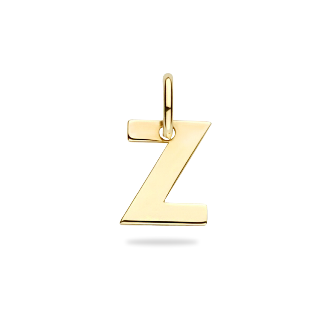 Bedel Initial charm - 14k Solid Gold