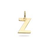 Bedel Initial charm - 14k Solid Gold