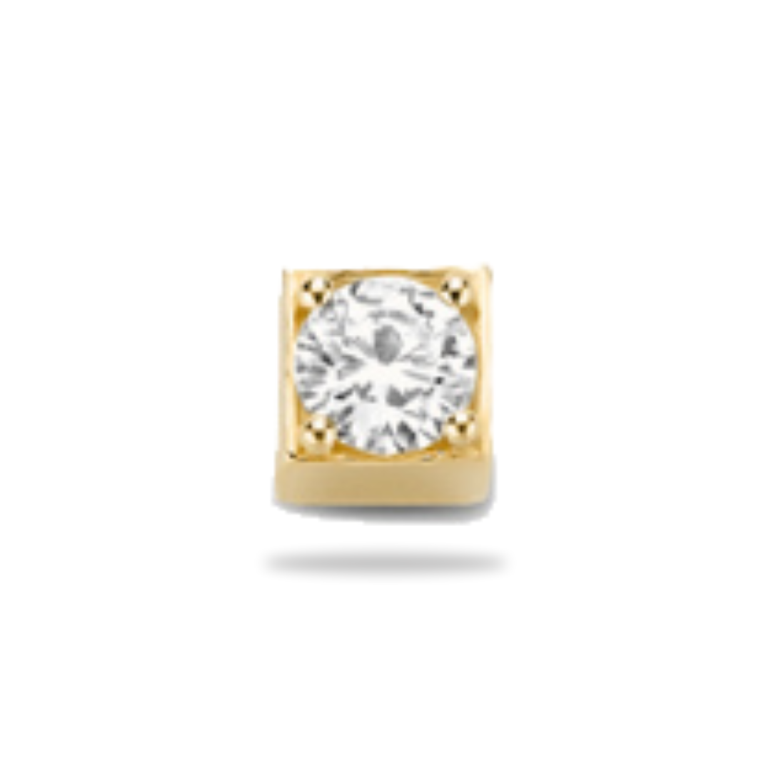 Cube de charme - Or massif 14 carats