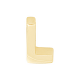 14k Single Initial Charm - 14k gold