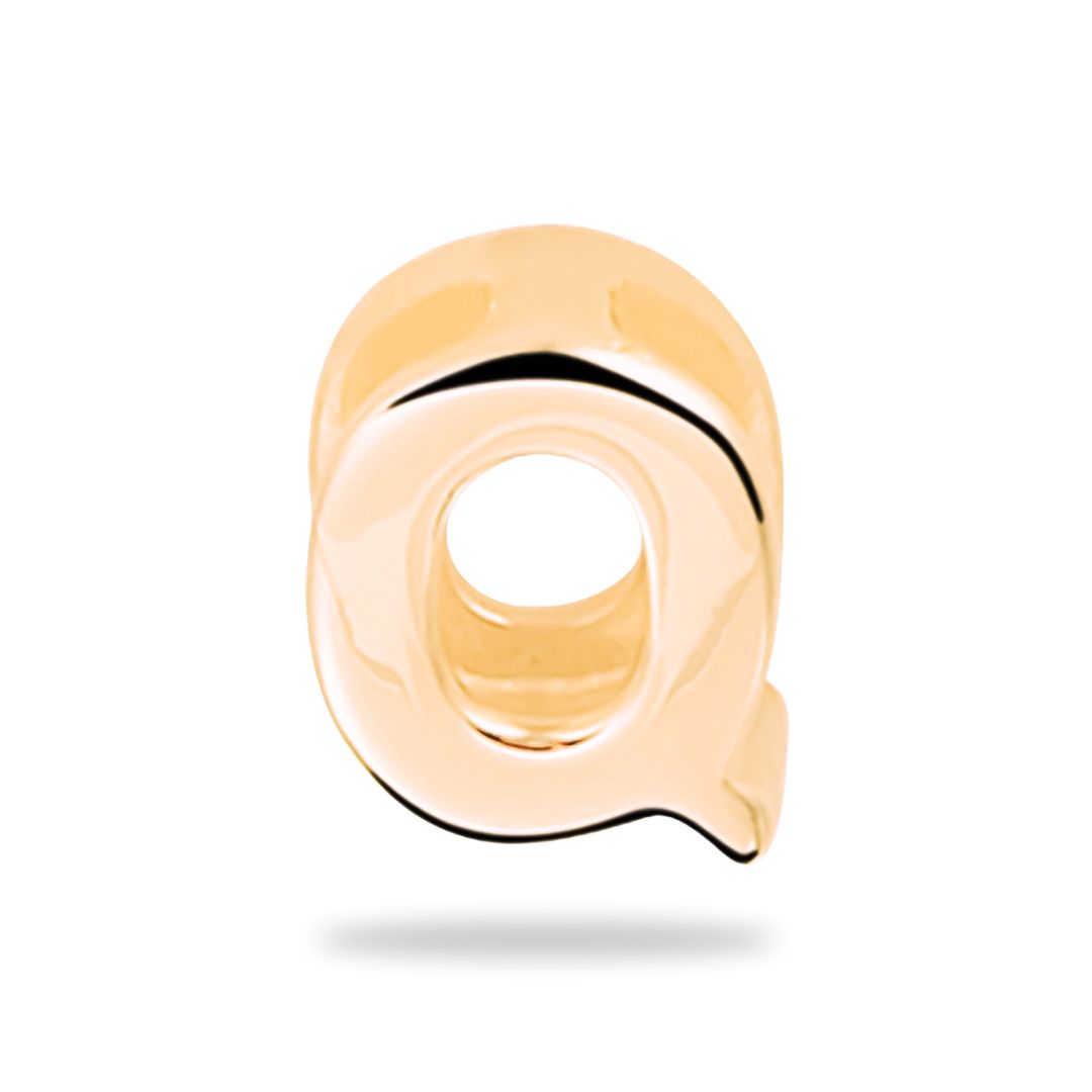 Lettre de charme - Plaqué or 18 carats