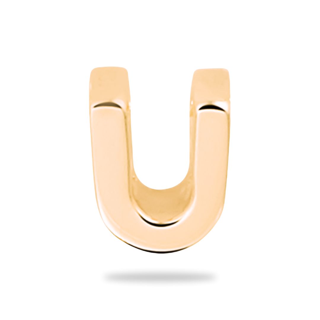 Lettre de charme - Plaqué or 18 carats