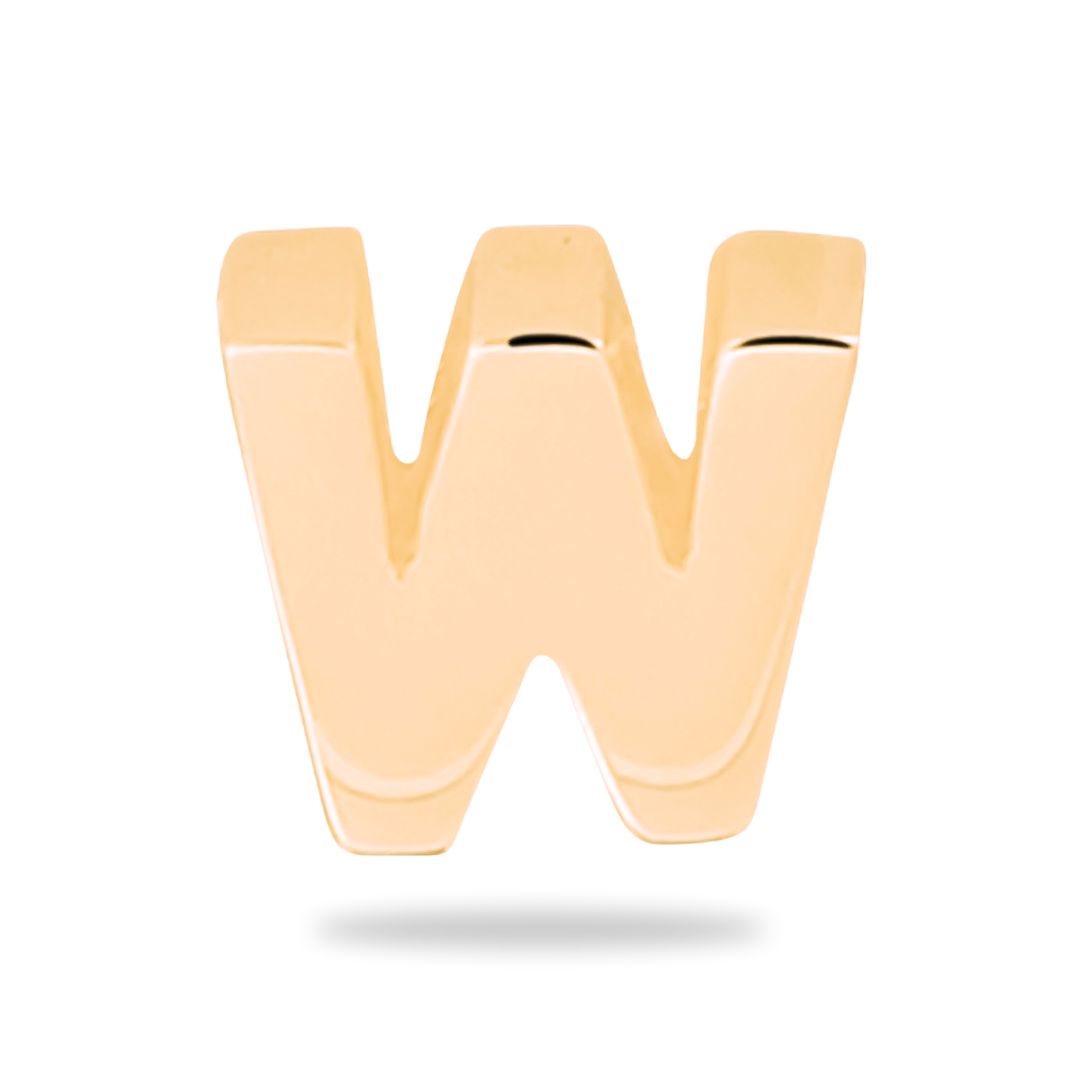 Lettre de charme - Plaqué or 18 carats