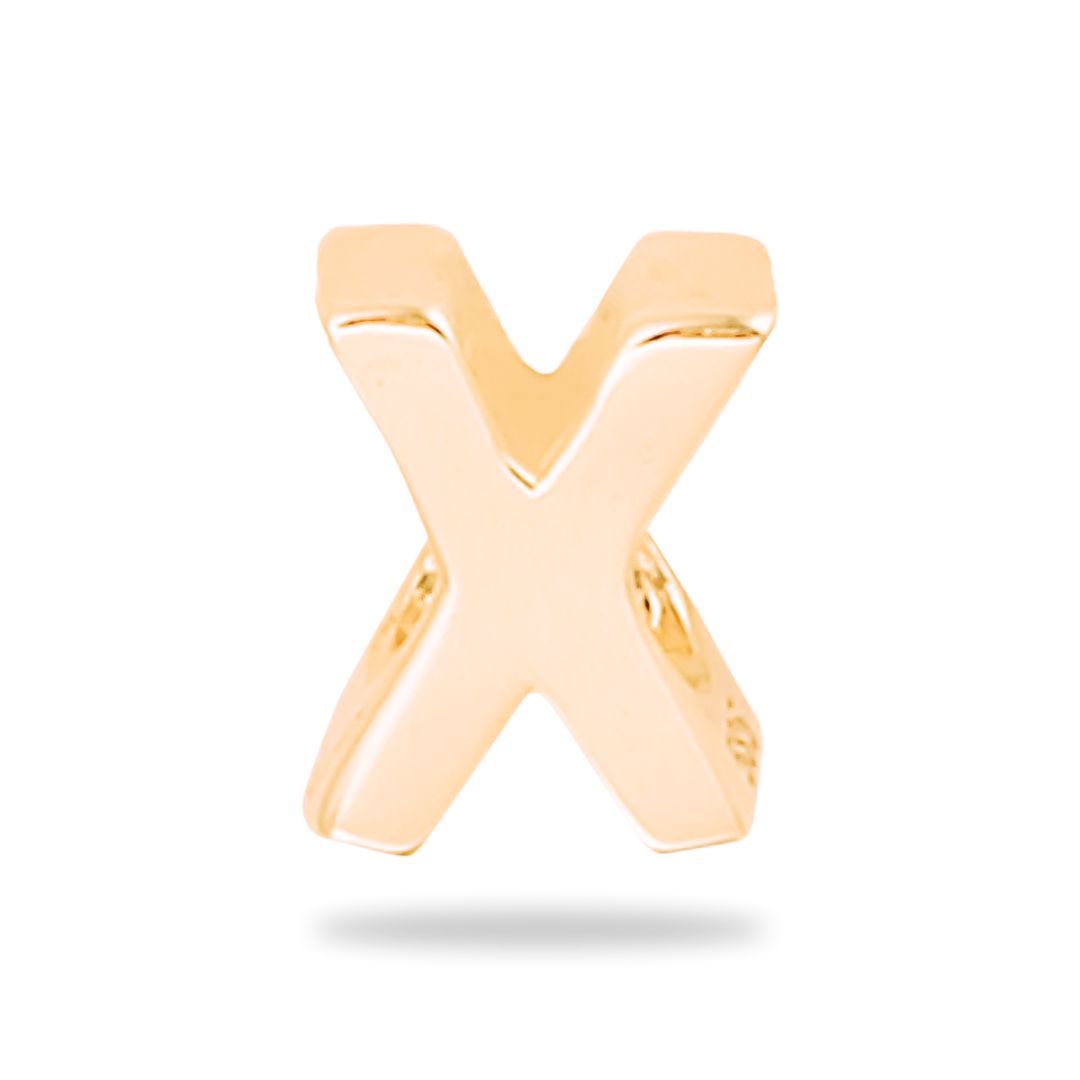 Lettre de charme - Plaqué or 18 carats