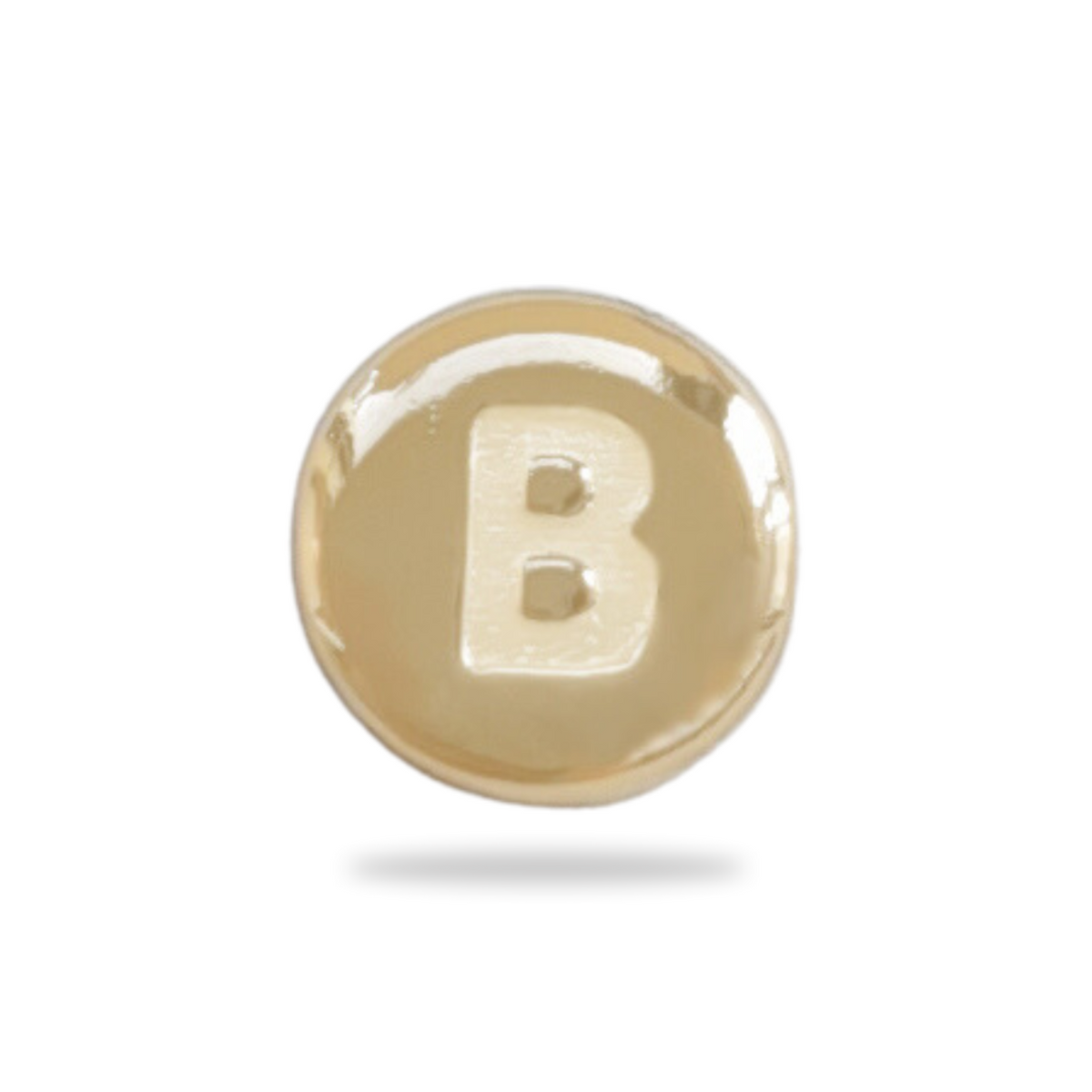 Charm Perle initiale - Plaqué Or 18 carats