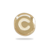Charm Perle initiale - Plaqué Or 18 carats