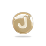 Charm Perle initiale - Plaqué Or 18 carats